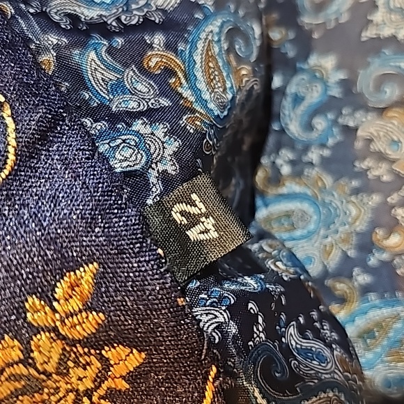 Gold Silk Nehru Blazer with Customized Threads - Picture 10 of 10